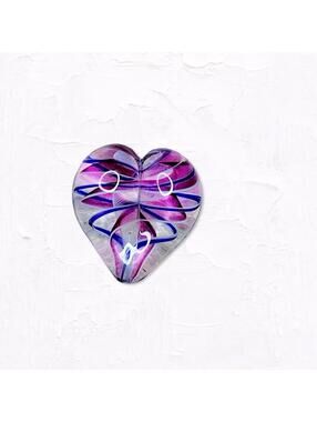 5675gc. Paperweight Pink Heart